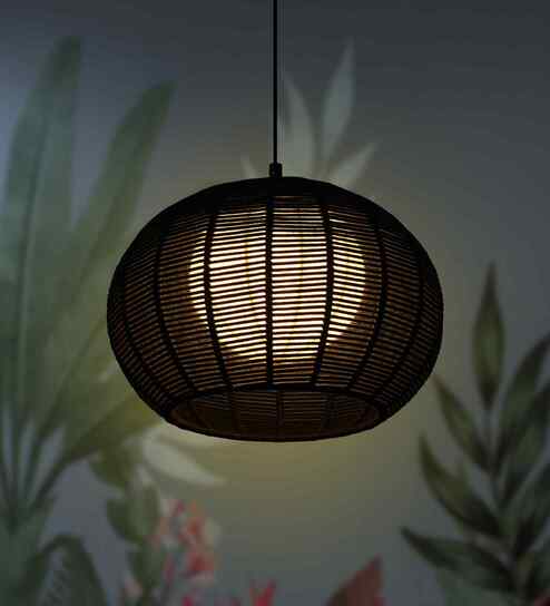 MYSTIC BLOOM - HARMONY | Handcrafted Pendant Lamp | E27 holder } with Bulb | RIPPL Lighting